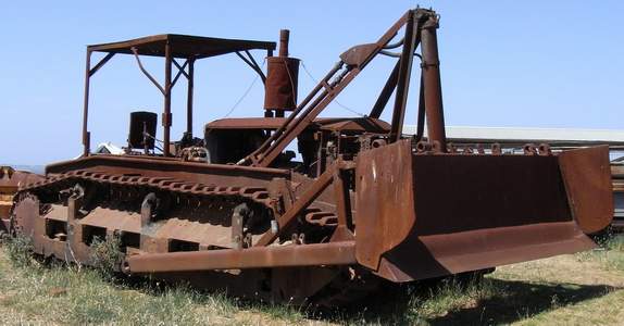 Matilda Tank converted to a Bulldozer