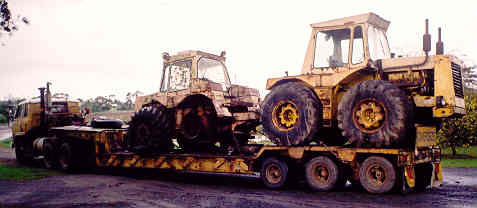 Two Muir Hill 161 tractors