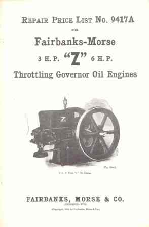 Plough Book Sales: Fairbanks Morse