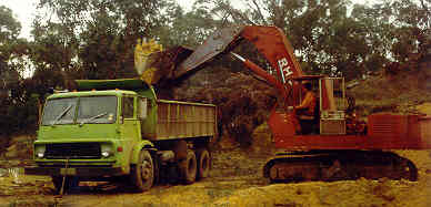 loading gravel