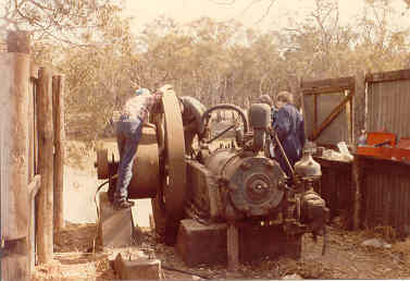 Engine in original shed