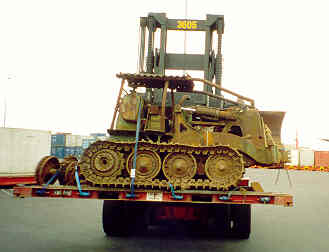 Vickers carried by forklift
